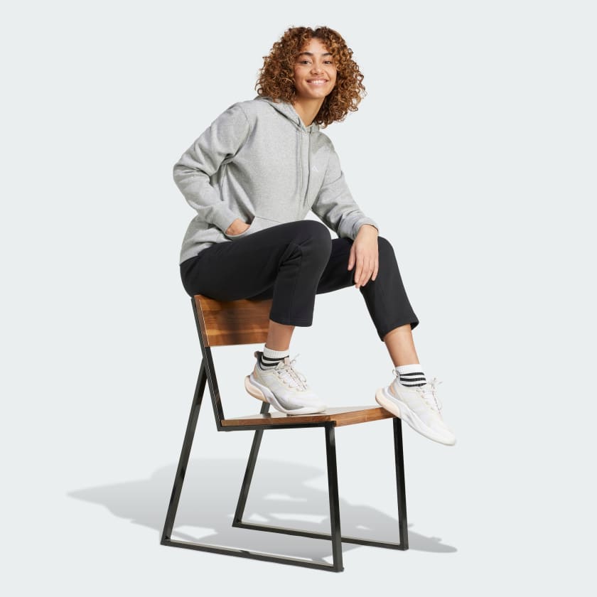 ADIDAS WOMEN'S FEELCOZY GREY HOODIE