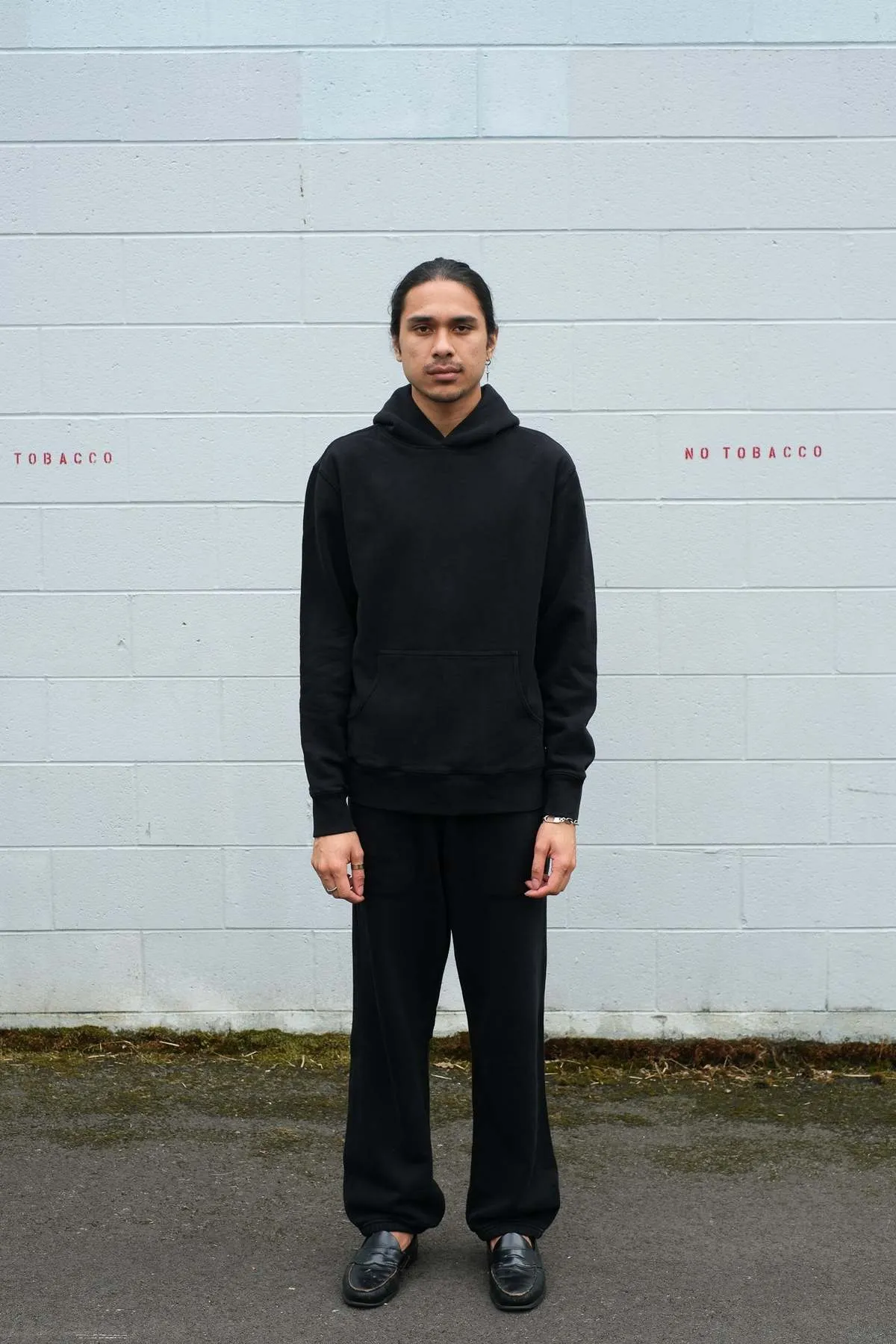 Arctic Knit Hoodie - Black