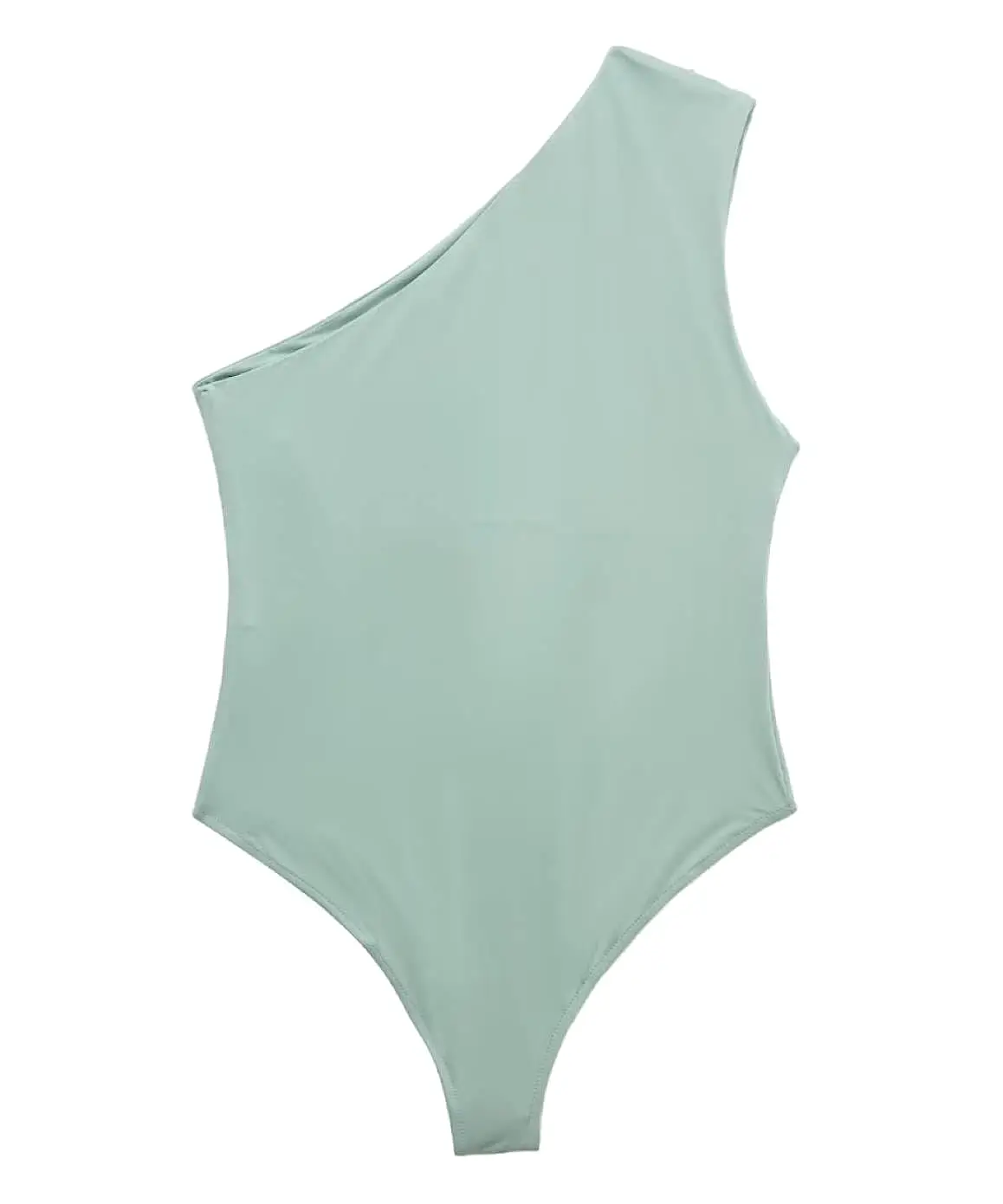 Asymmetrical One Shoulder Bodysuit