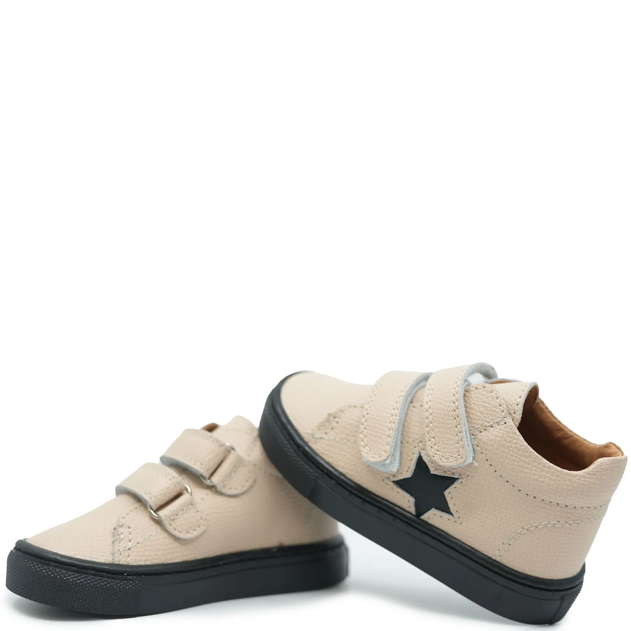 Atlanta Mocassin Blush Star Velcro Baby Sneaker