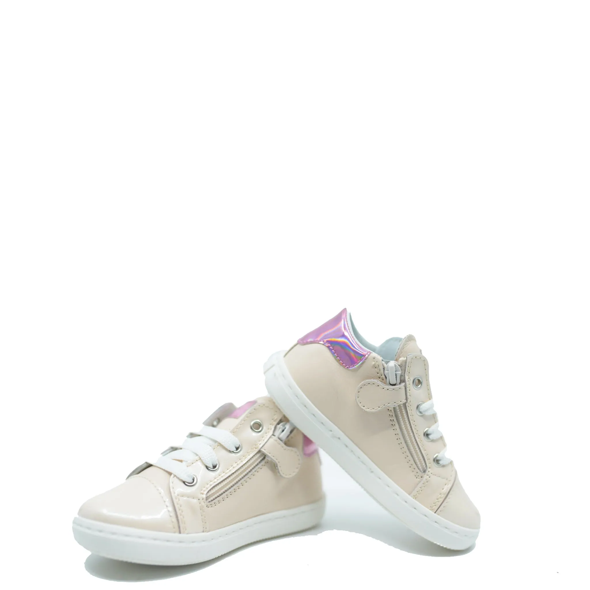 Beberlis Pink Heart Baby Sneaker