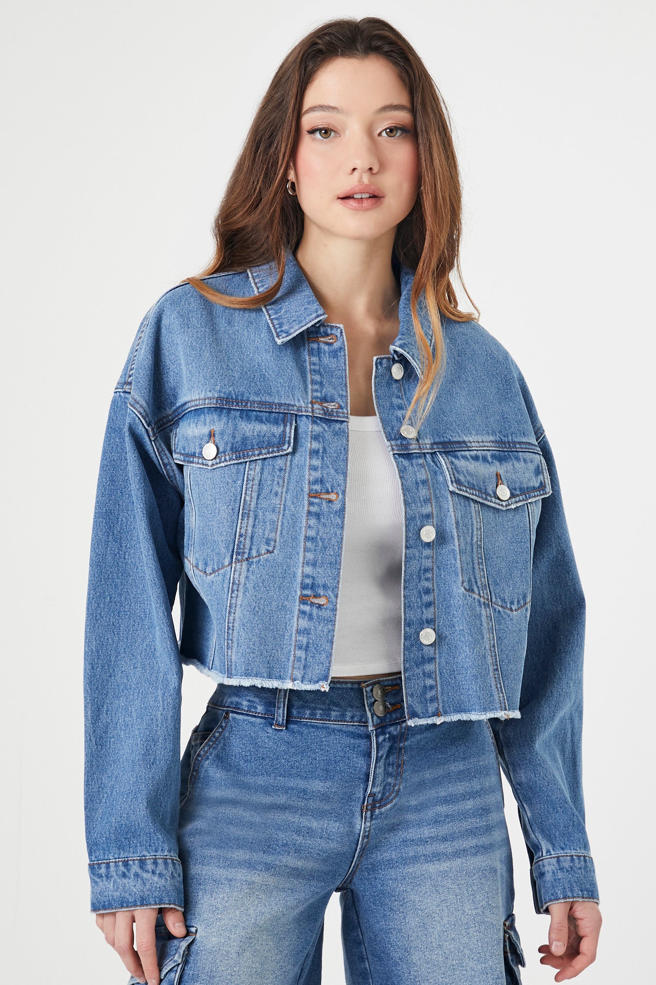 Blouson en denim court