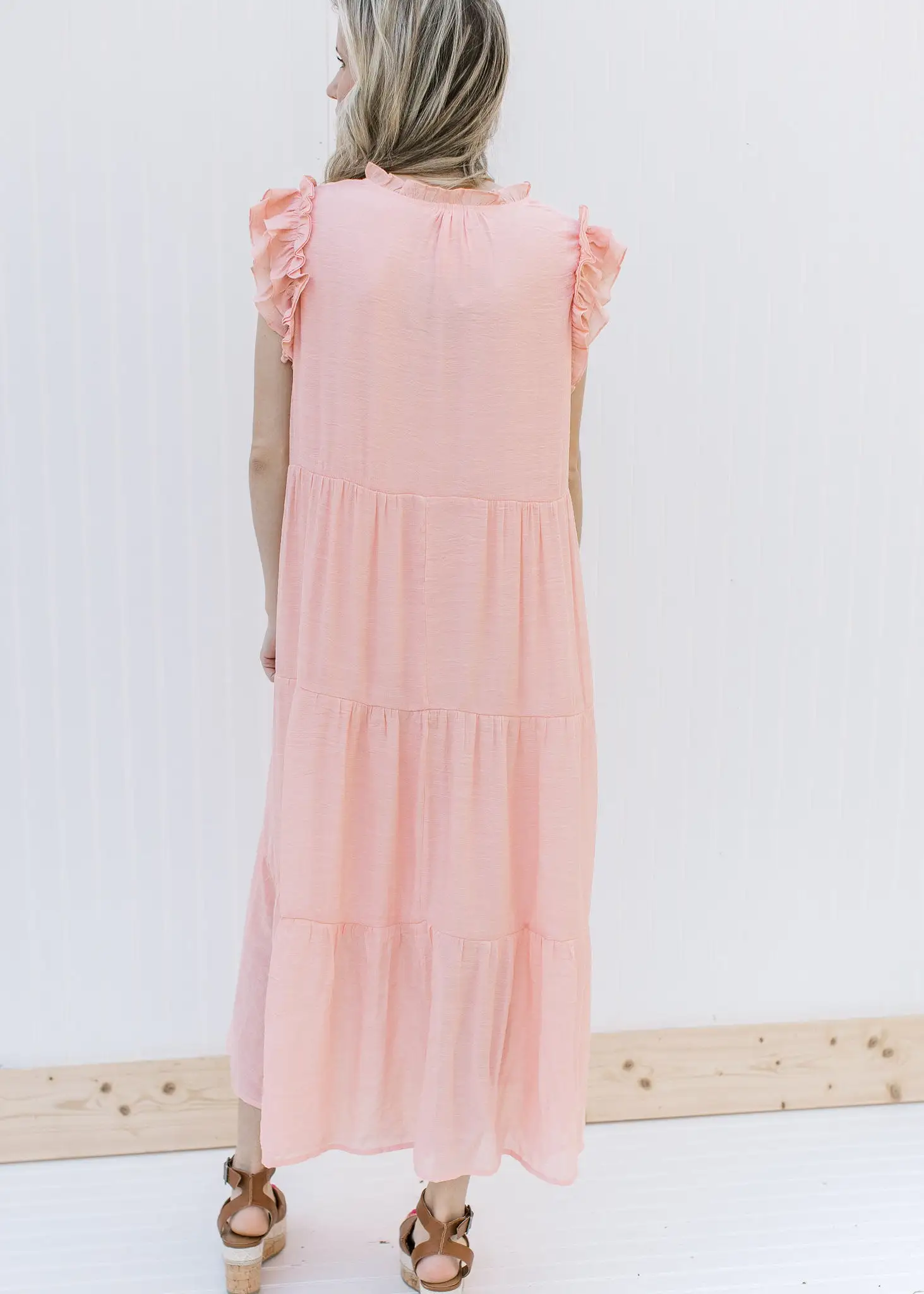 Blush and Ruffles Dress