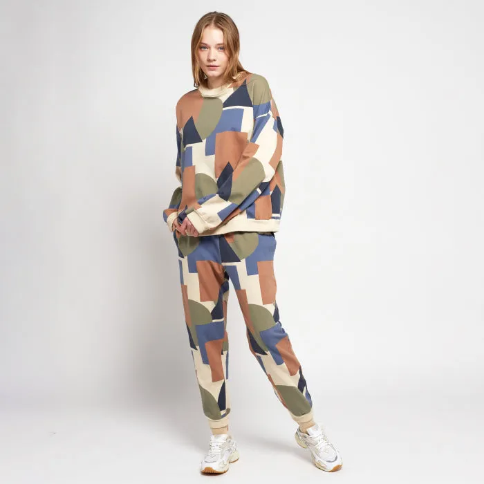 Bobo Choses Woman All Over Geometric Print Sweatpants Multicolour