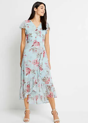 bonprix Flounced Floral Dress