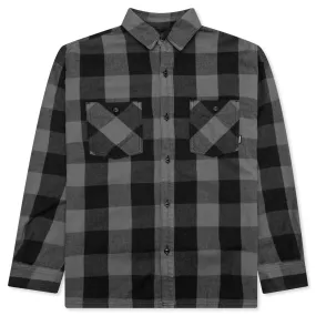 Buffalo Check L/S Shirt - Grey