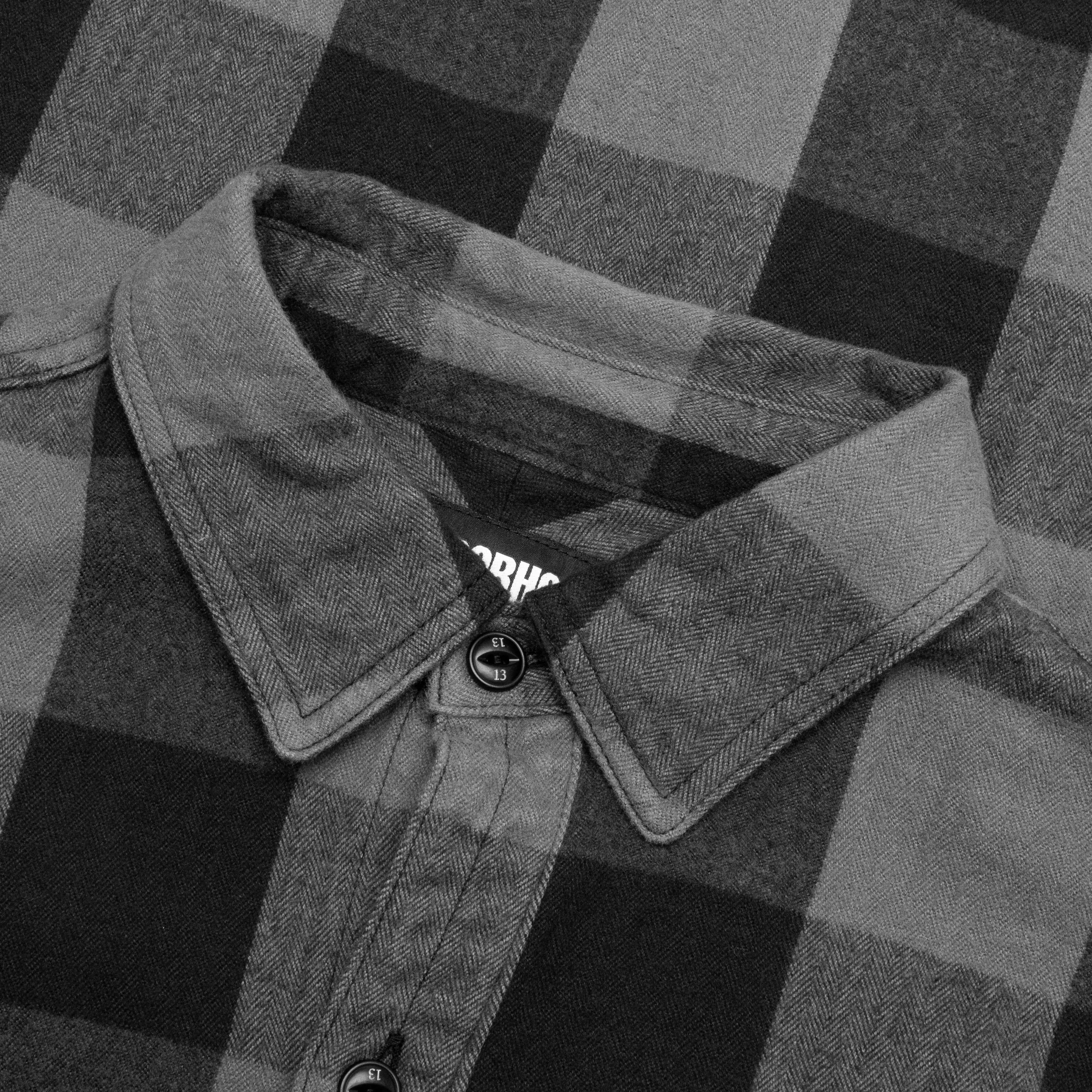 Buffalo Check L/S Shirt - Grey