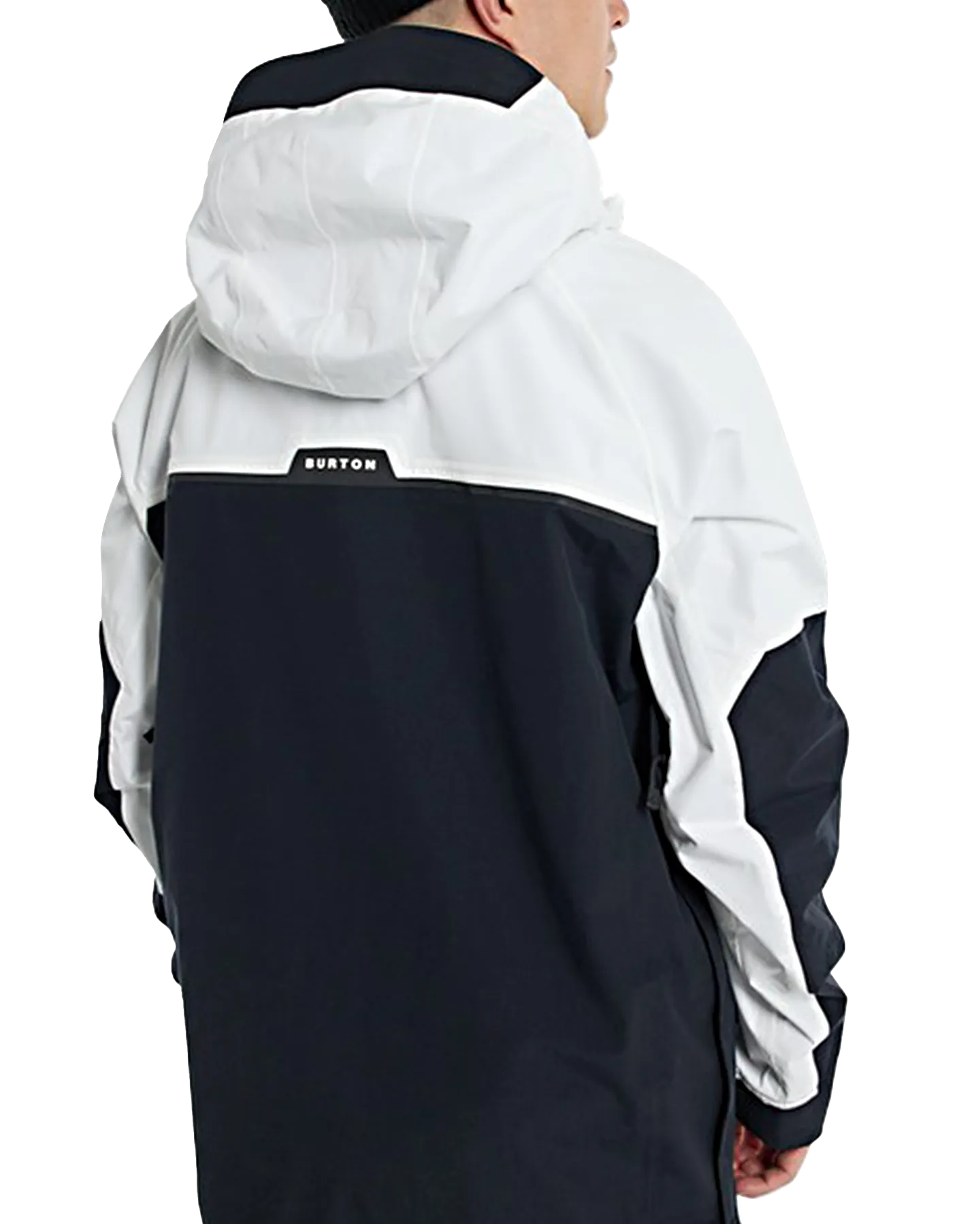 Burton Men's Frostner 2L Anorak Snow Jacket - Stout White/True Black