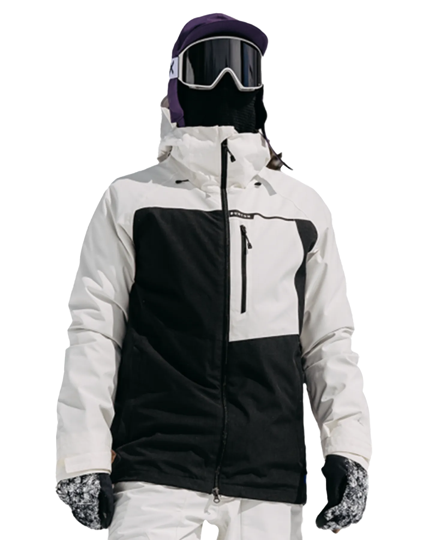 Burton Men's Lodgepole 2L Snow Jacket - Stout White/True Black