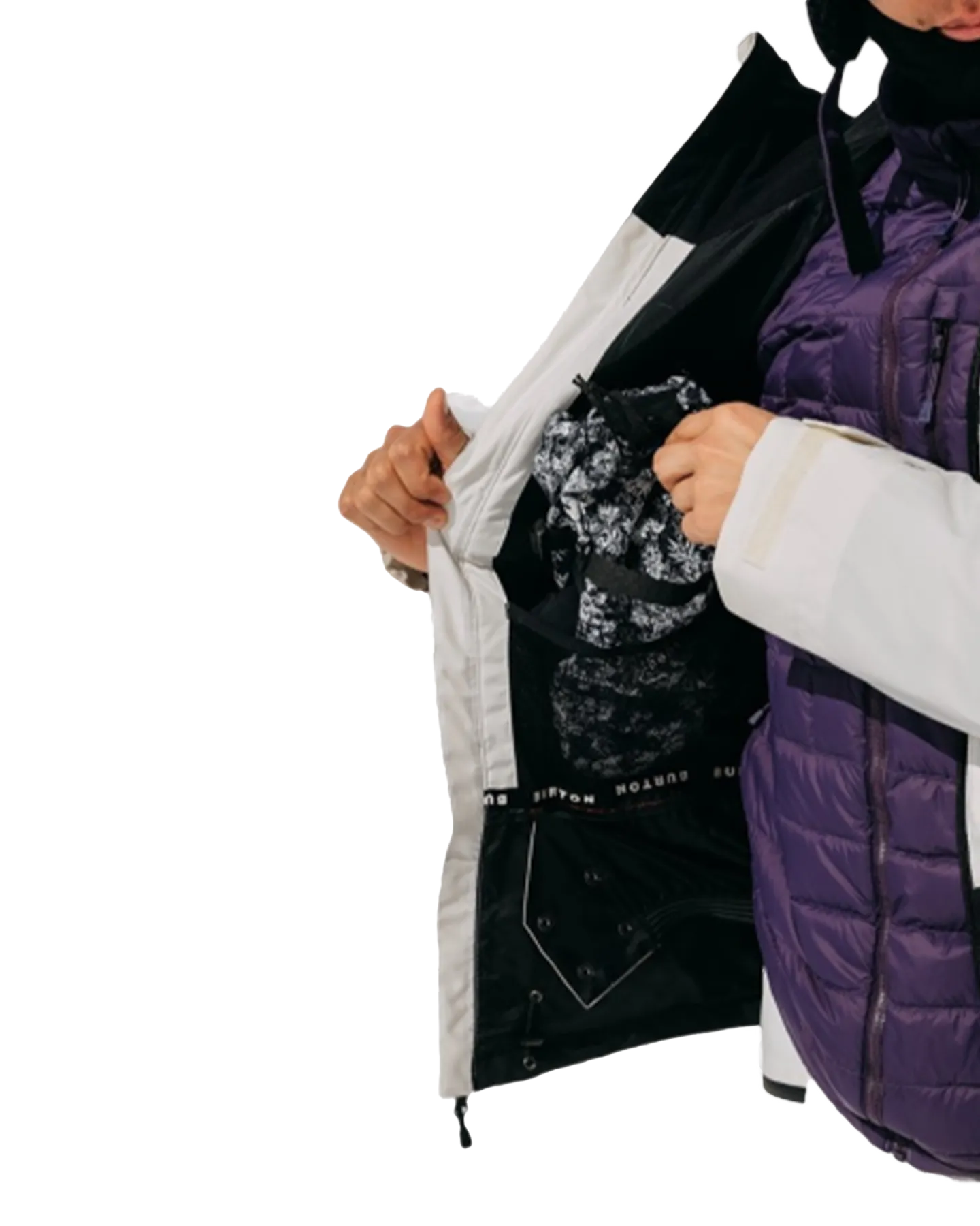 Burton Men's Lodgepole 2L Snow Jacket - Stout White/True Black