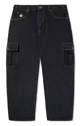 Butter Goods Santosuossso Cargo Jeans / Washed Black