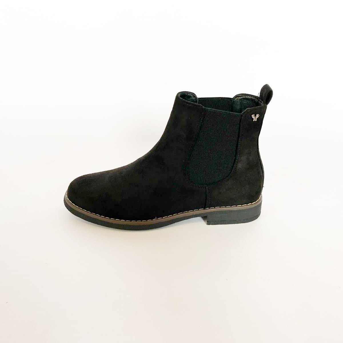 Butterfly Celeste 1 black short suede boot