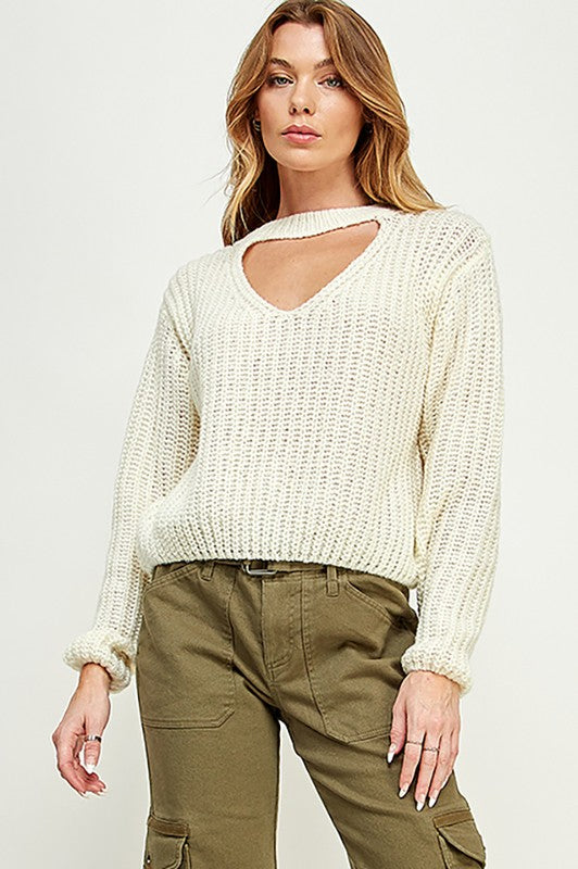 Choker Knit Sweater