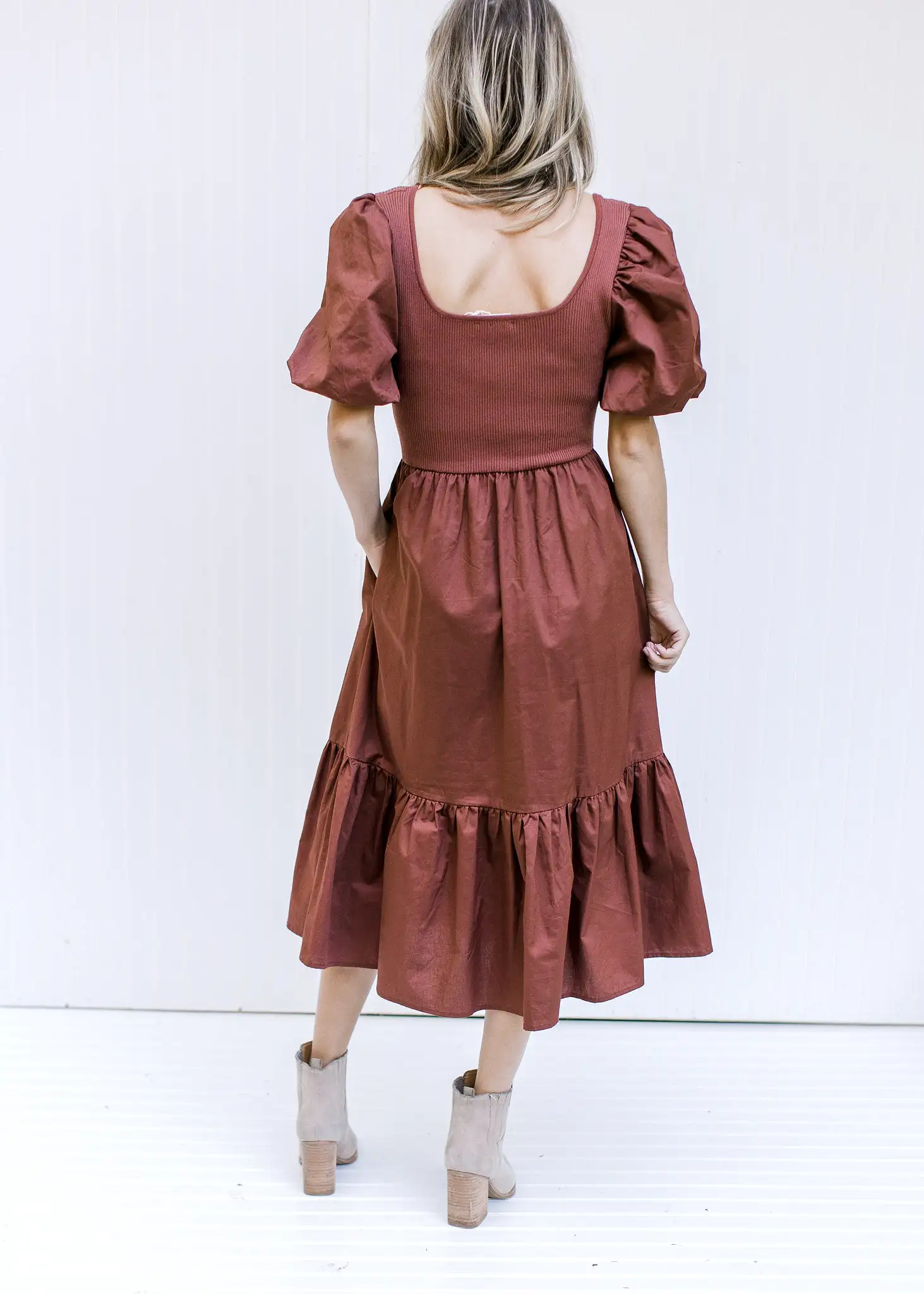 Cognac Winter Dress