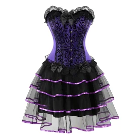 Corset Dress Drag Houston (Purple)