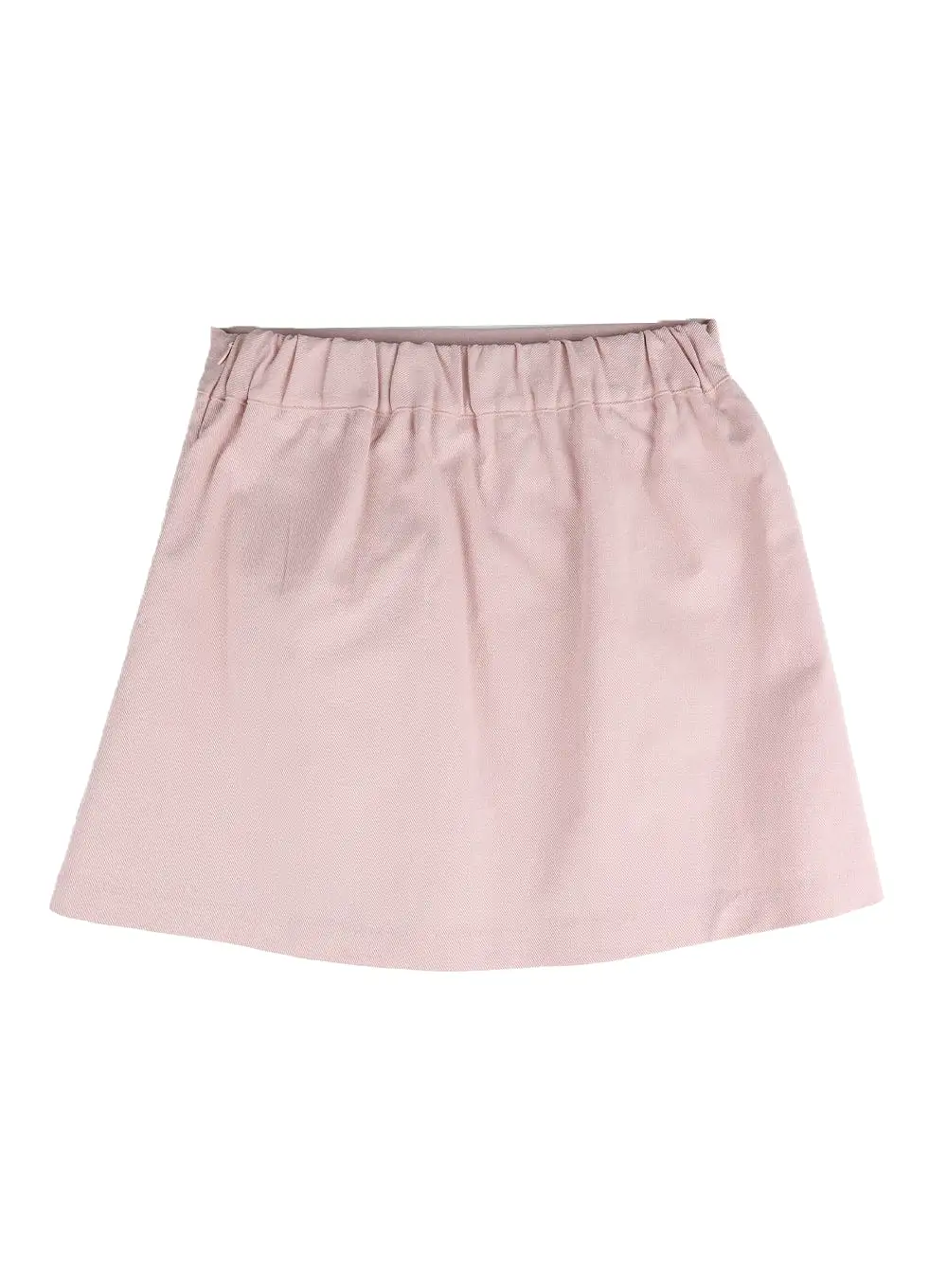 Cotton Pleated Mini Skirt IM406