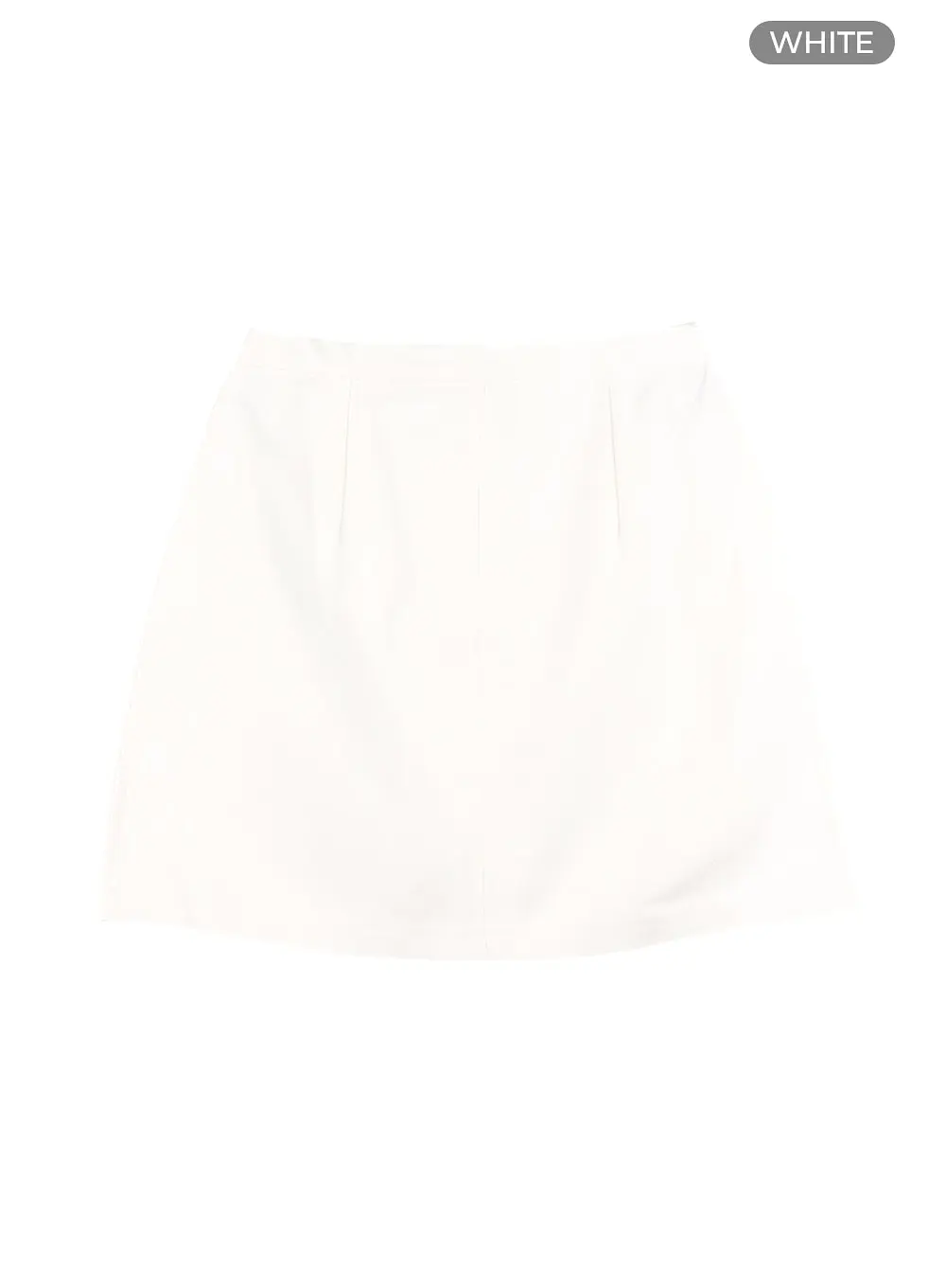 Cotton Solid Mini Skirt OM429