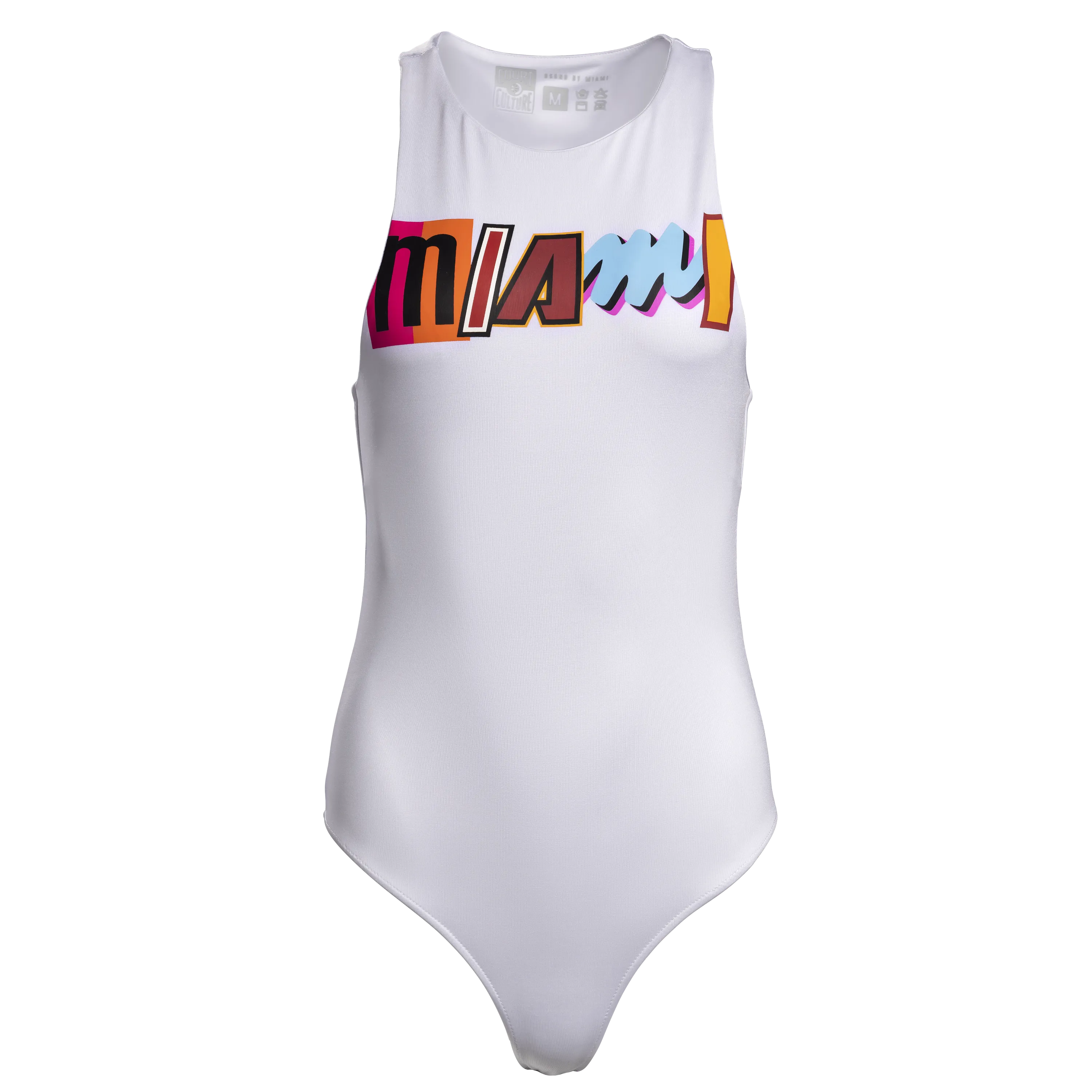 Court Culture Miami Mashup Vol. 2 White Bodysuit