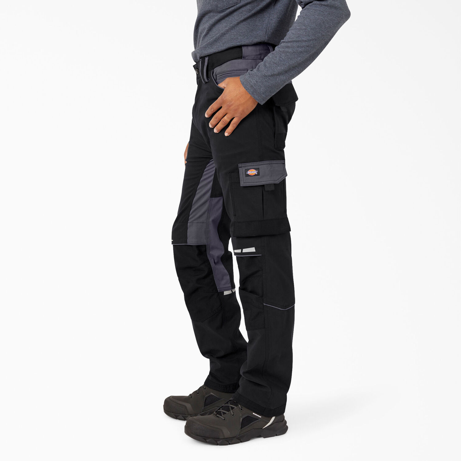 Dickies Men's FLEX Performance Workwear Regular Fit Pants in Black