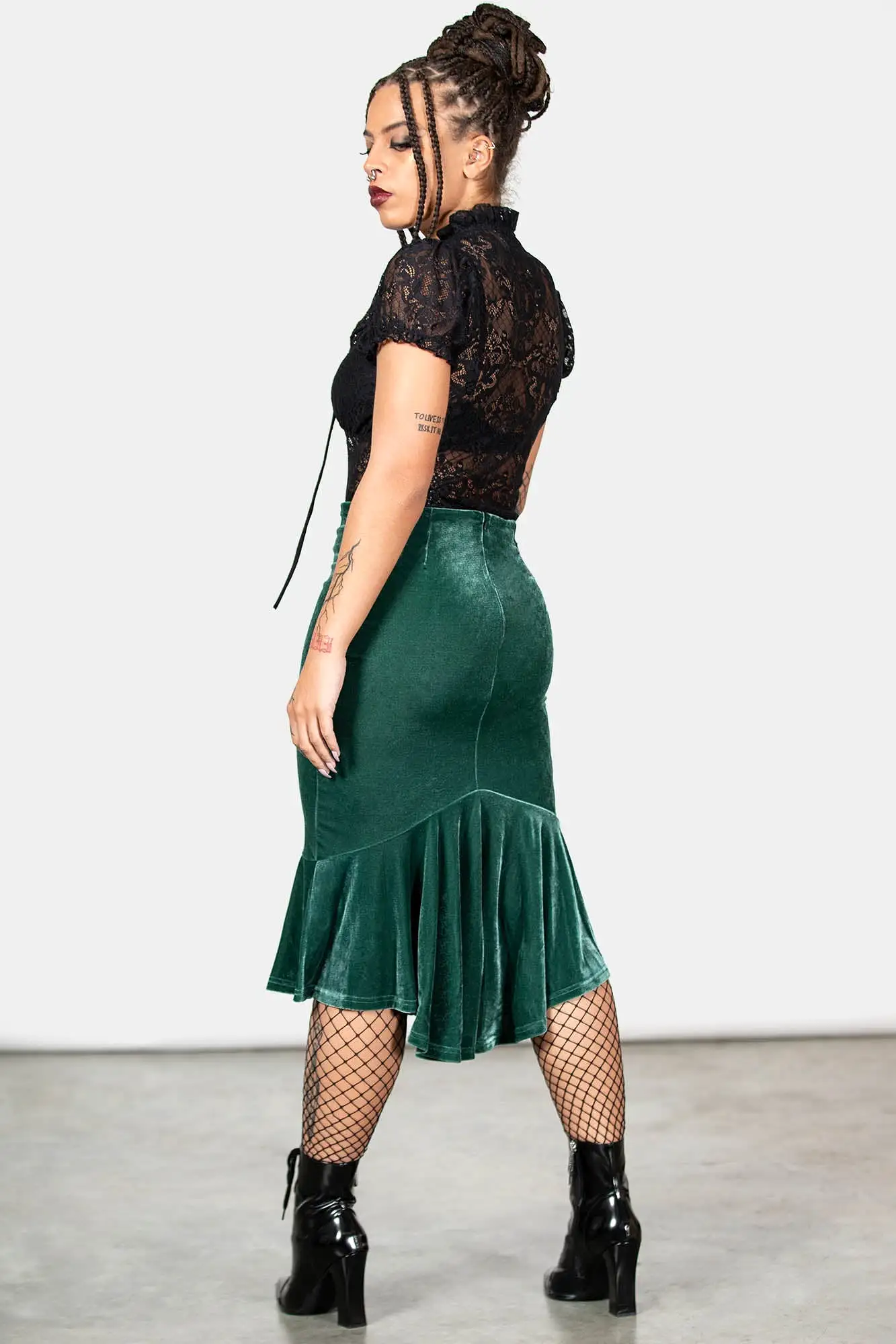 Drusilla Midi Skirt [GREEN] Resurrect