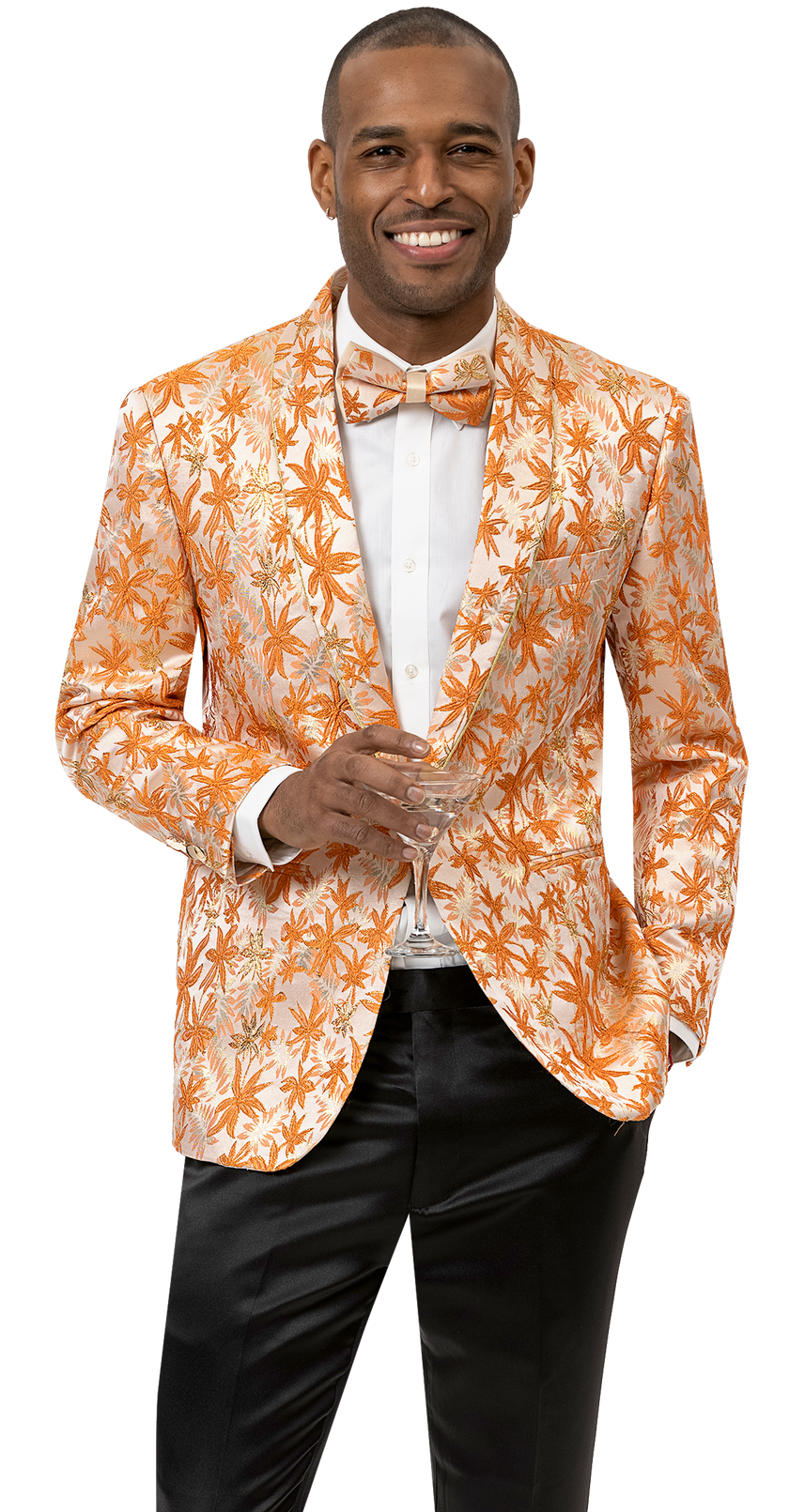 EJ Samuel Orange Blazer J162