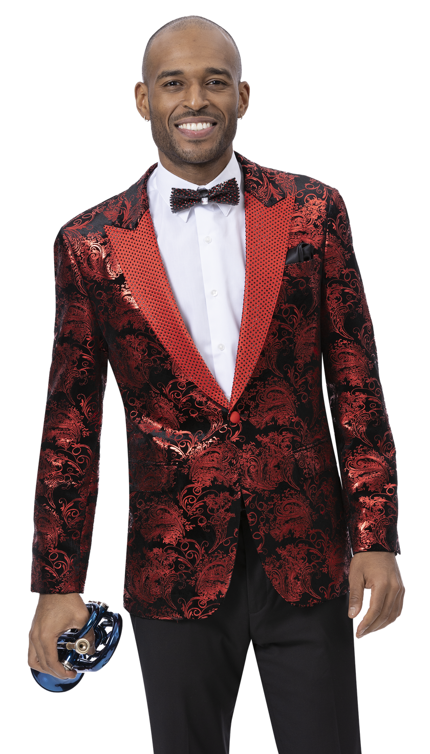 EJ Samuel Red/Blk Blazer J178