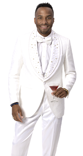 EJ Samuel White Blazer J169