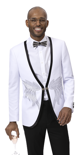 EJ Samuel White Blazer J172