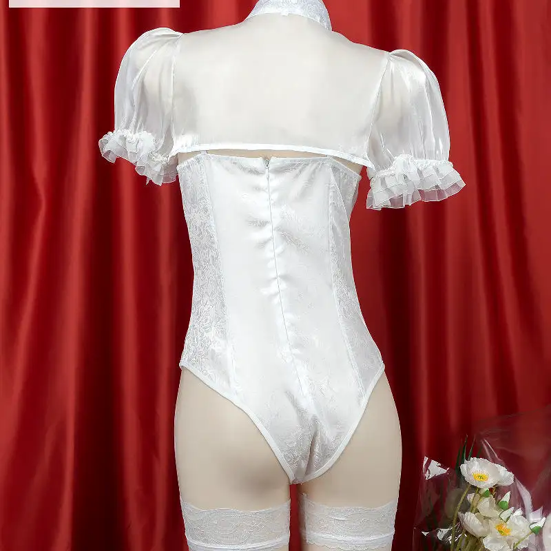 Elegant Cute Bodysuit White ON1241