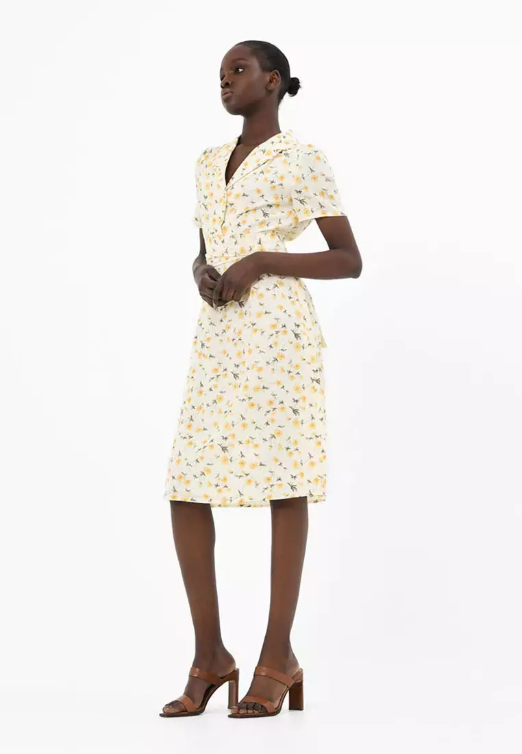 FORCAST FORCAST Shanti Daily Floral Dress