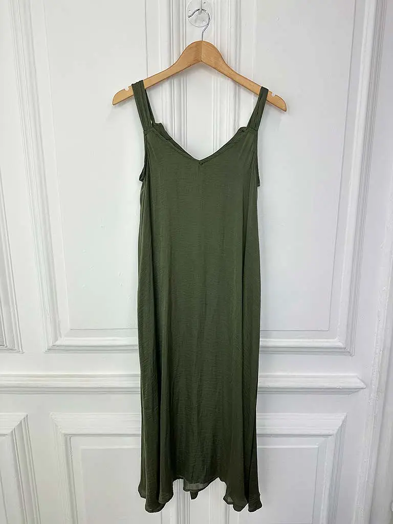 Haven Barbados Tank Maxi Dress - Khaki