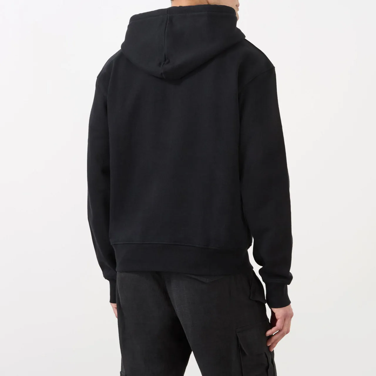 JACQUEMUS Brode Logo Drawstring Hoodie - Black