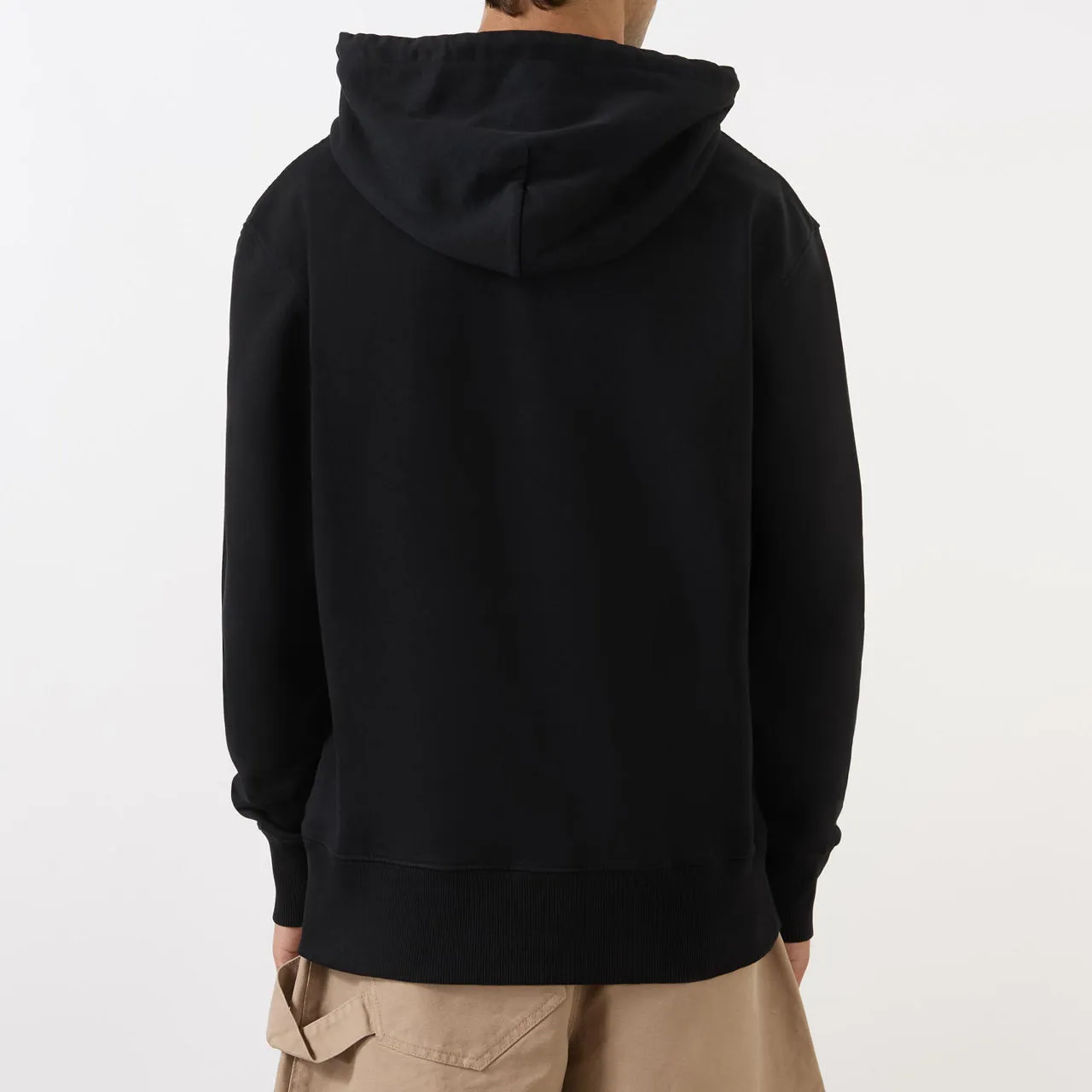 JW ANDERSON Canary Logo Embroidered Hoodie - Black