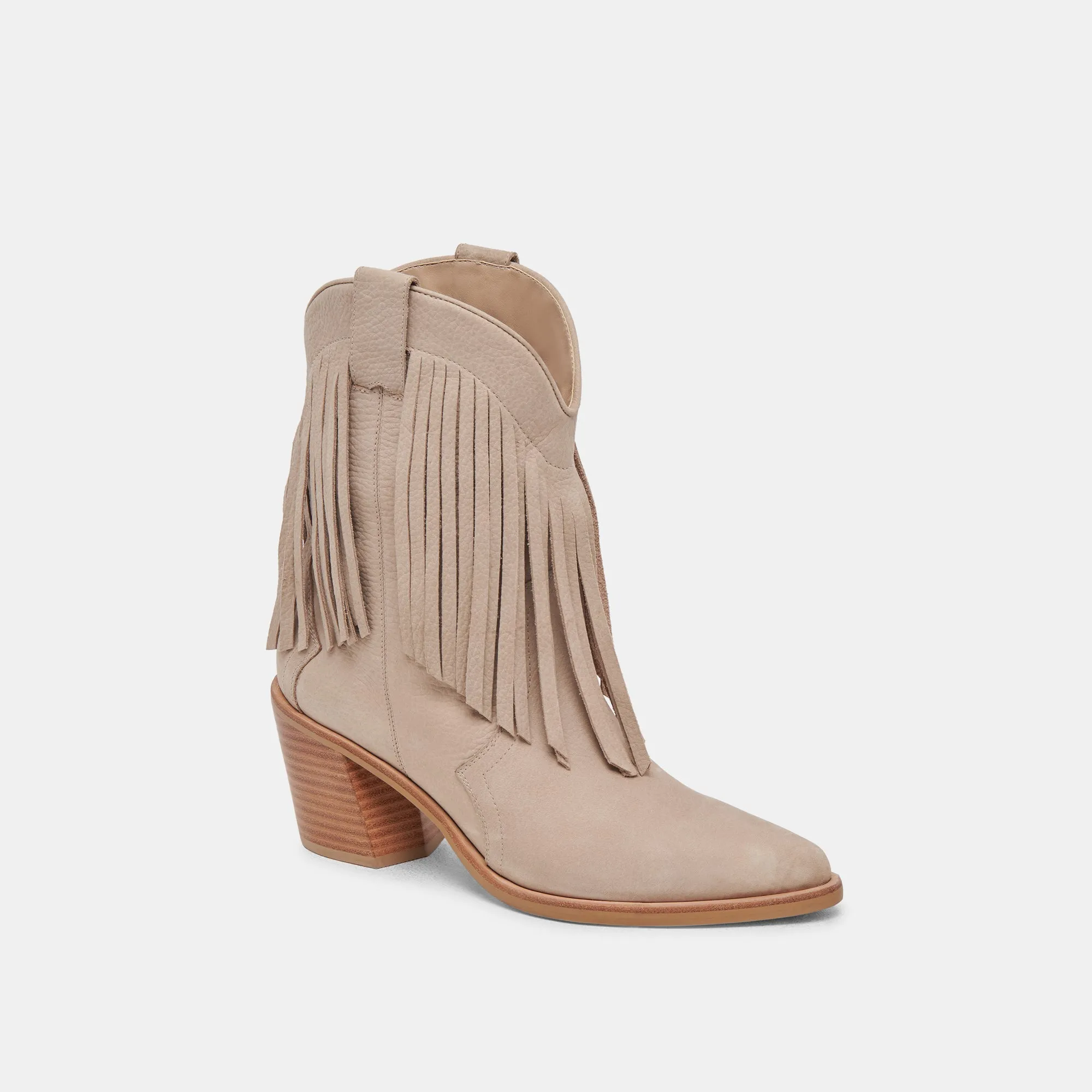 KAYLIE BOOTS TAUPE NUBUCK