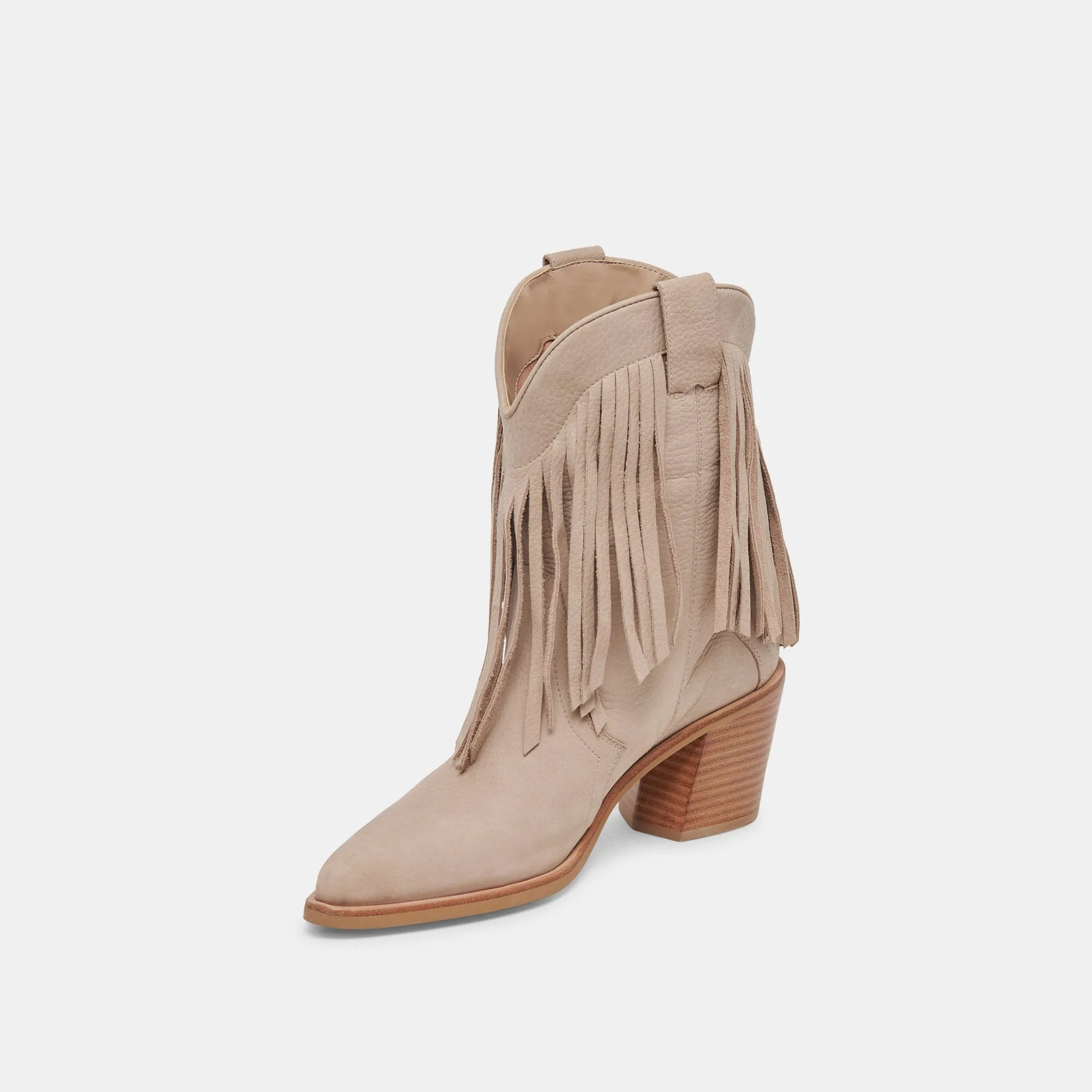 KAYLIE BOOTS TAUPE NUBUCK