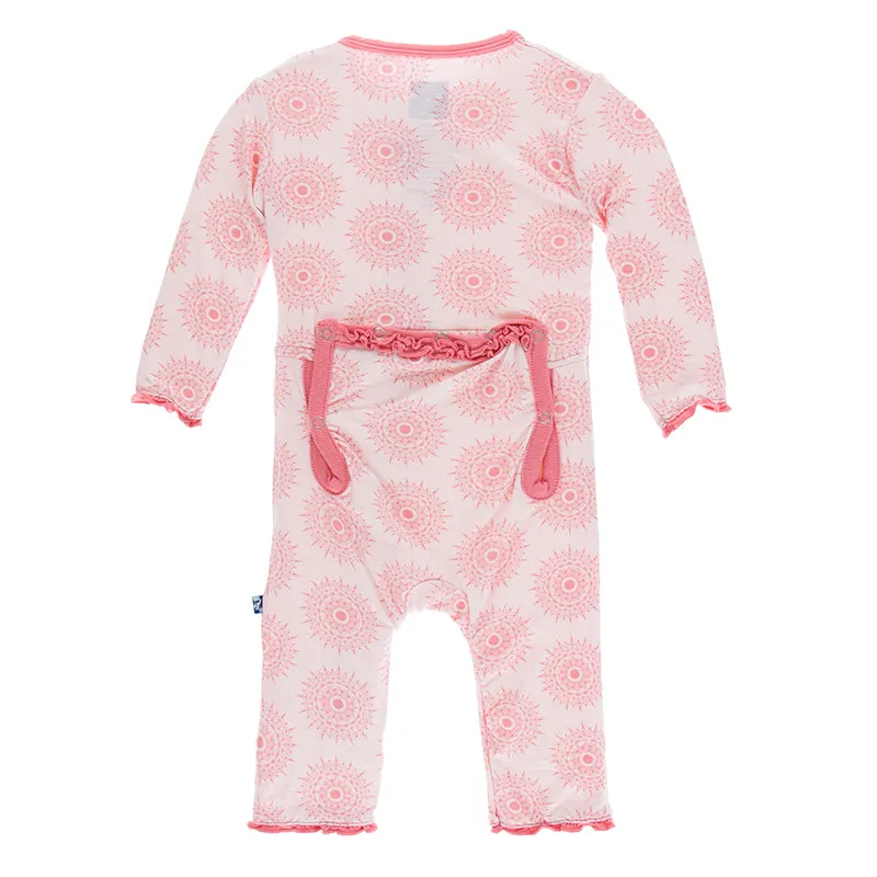 Kickee Pants Print Muffin Ruffle Coverall with Zipper