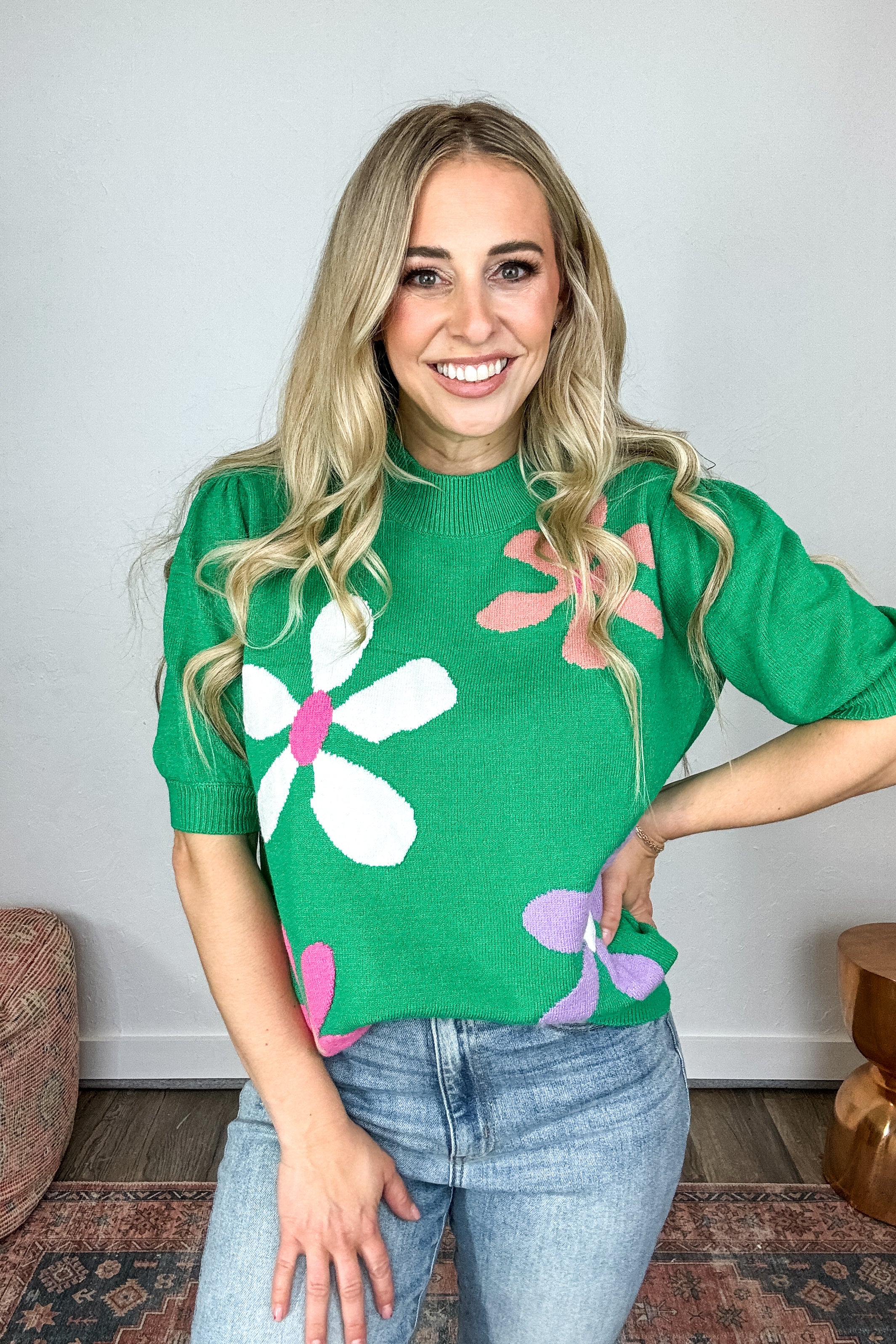 March Daisy Sweater