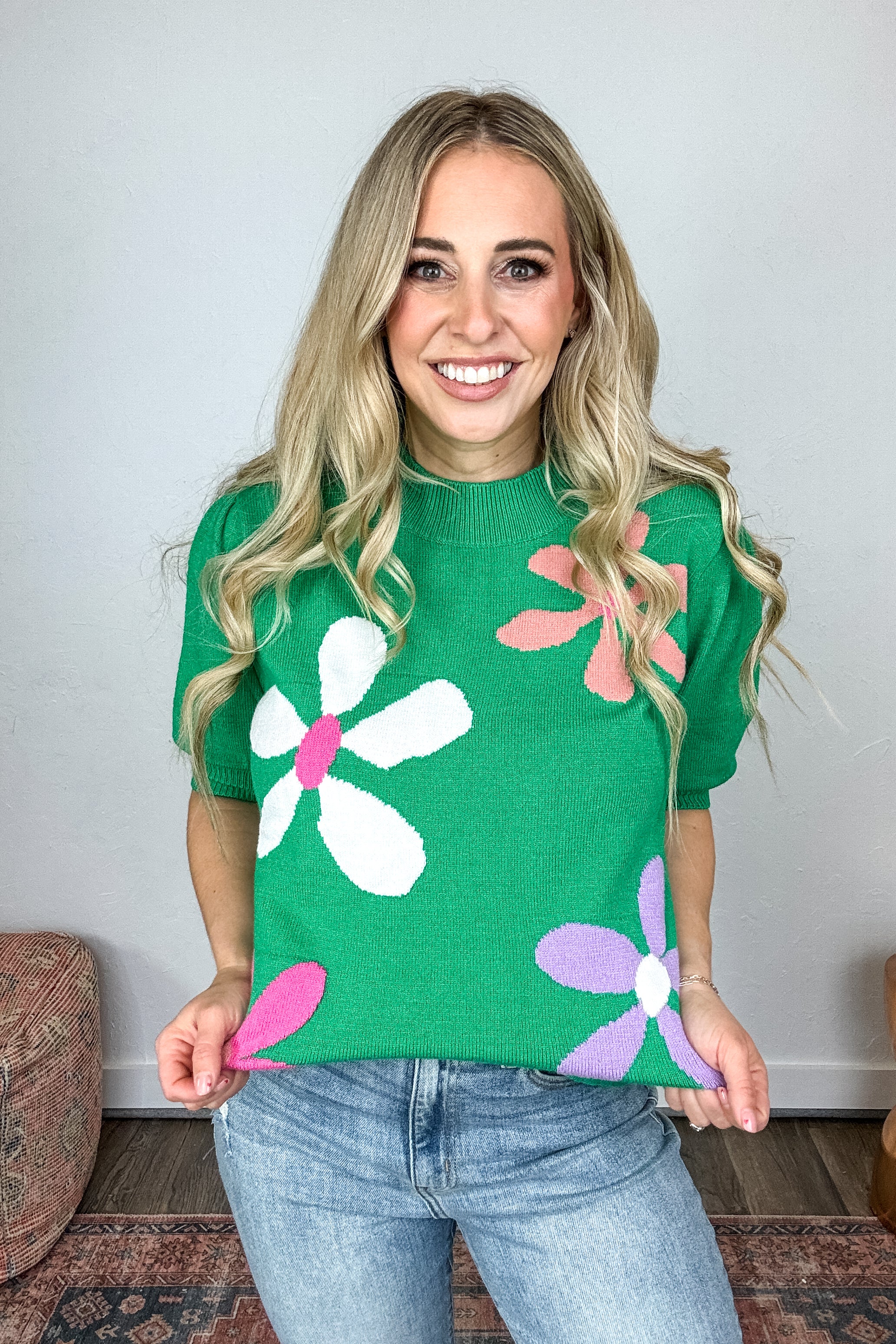 March Daisy Sweater