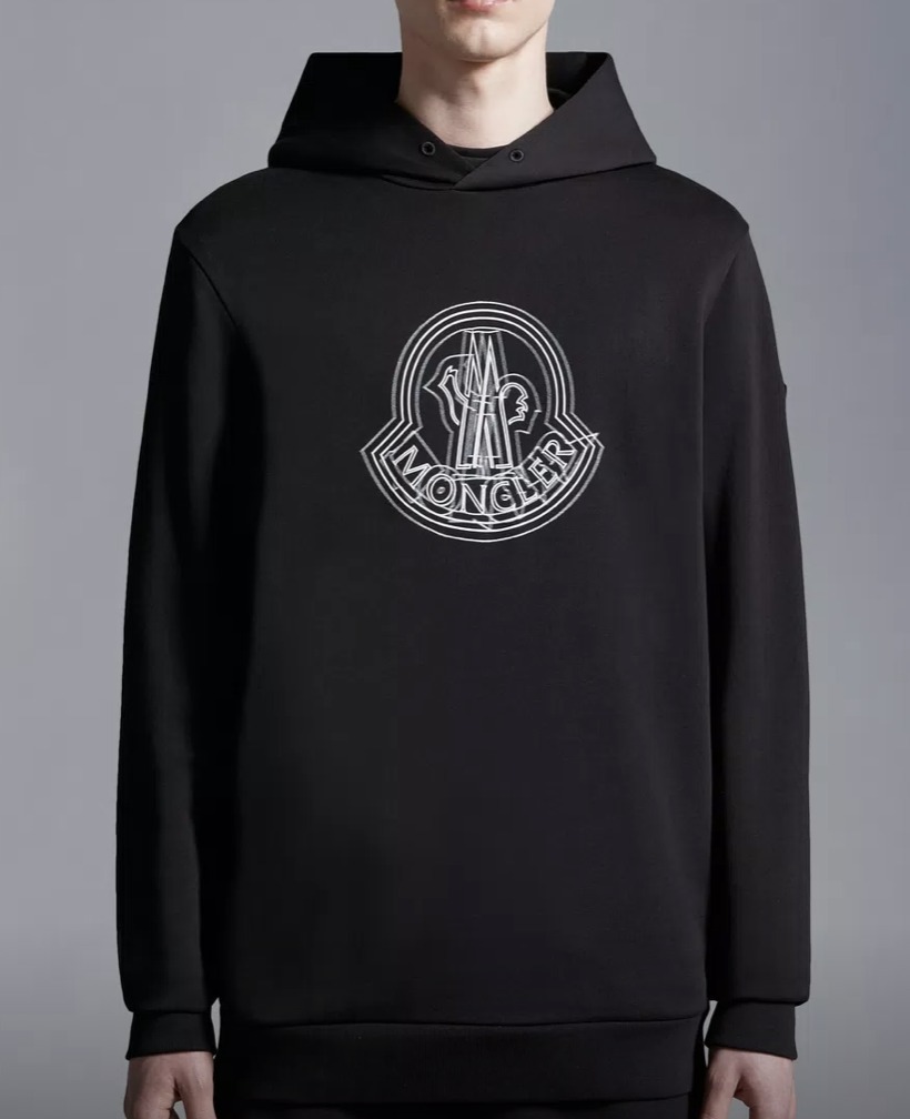 MONCLER  |Logo Motif Hoodie