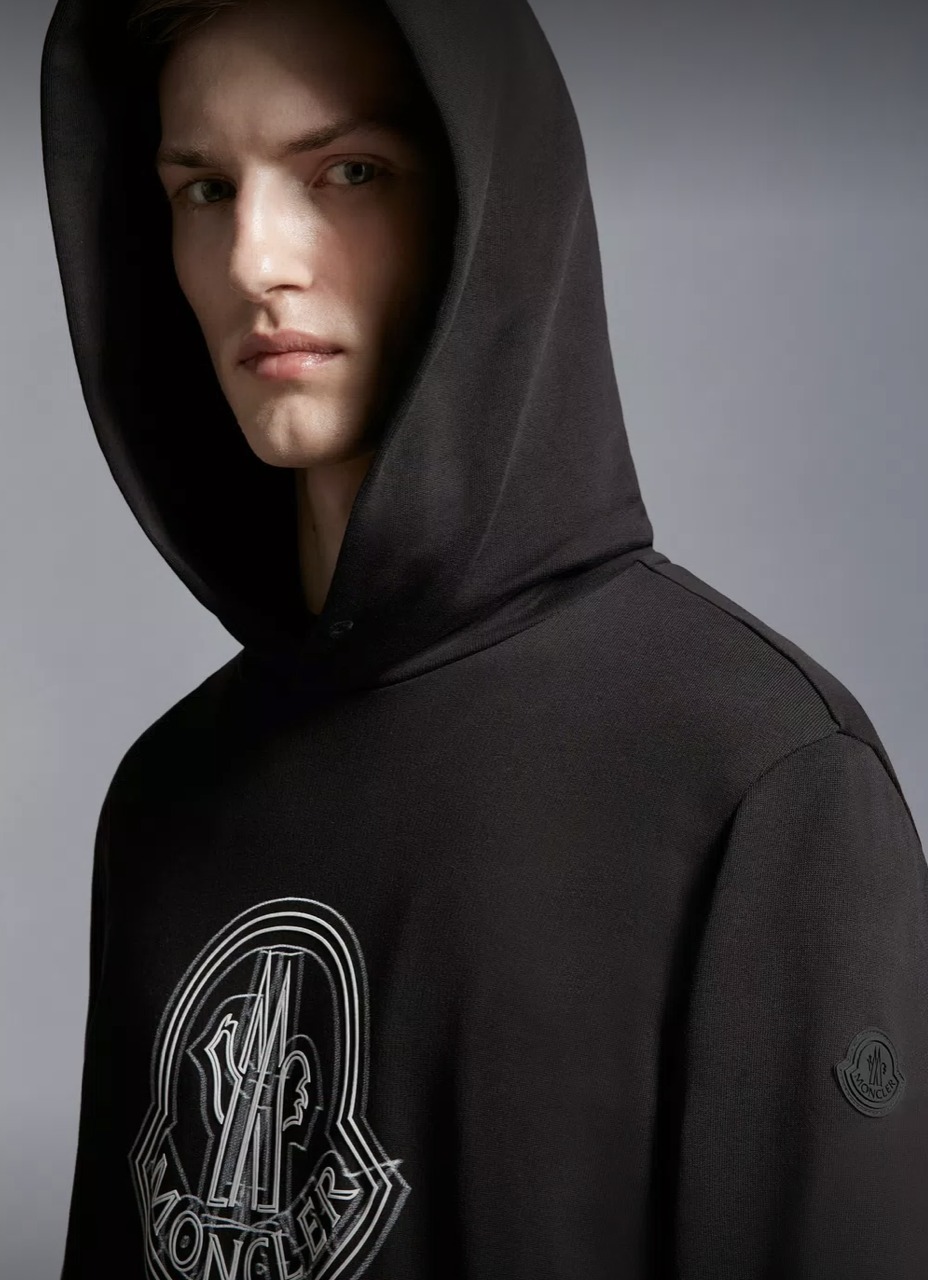 MONCLER  |Logo Motif Hoodie