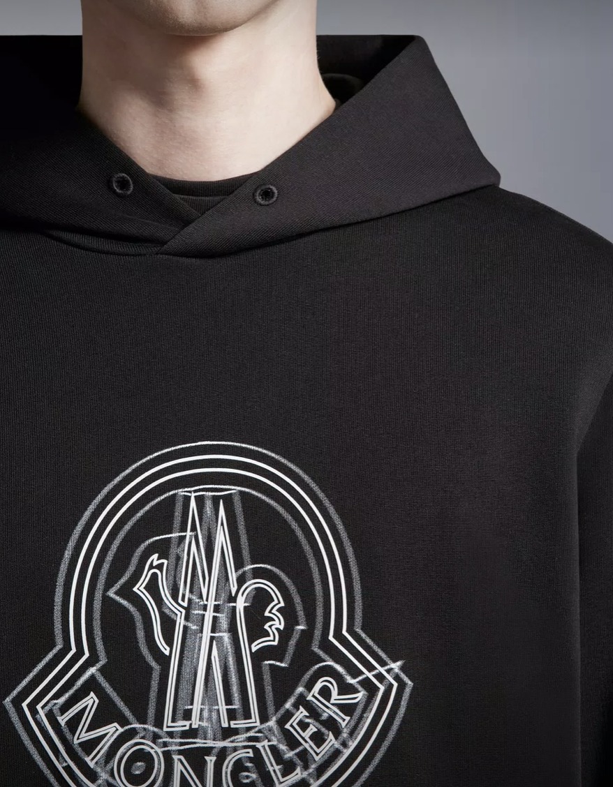 MONCLER  |Logo Motif Hoodie