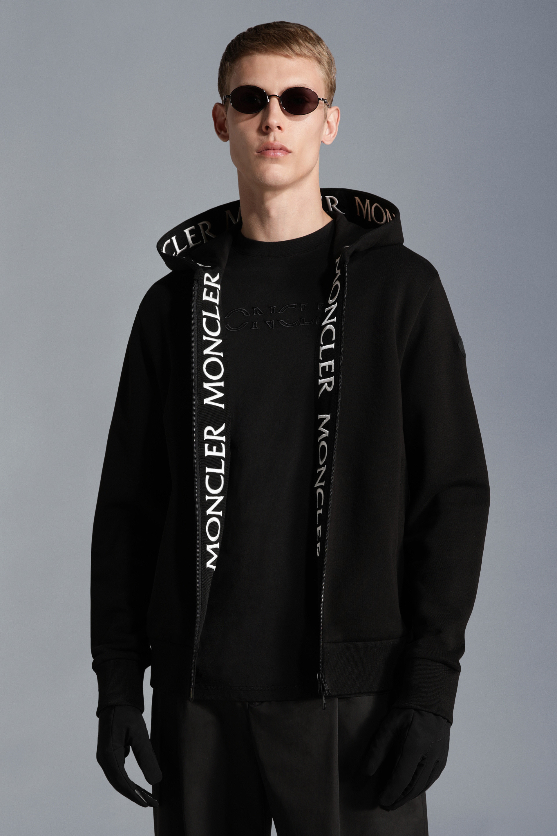 MONCLER  |Logo Zip-Up Hoodie