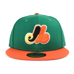 Montreal Expos New Era Fitted 59Fifty hat (Air Jordan 6 Gatorade Gray Under Brim)