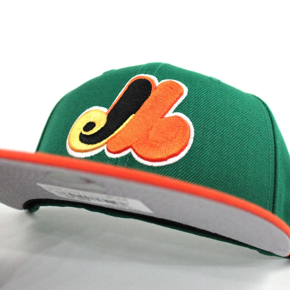 Montreal Expos New Era Fitted 59Fifty hat (Air Jordan 6 Gatorade Gray Under Brim)