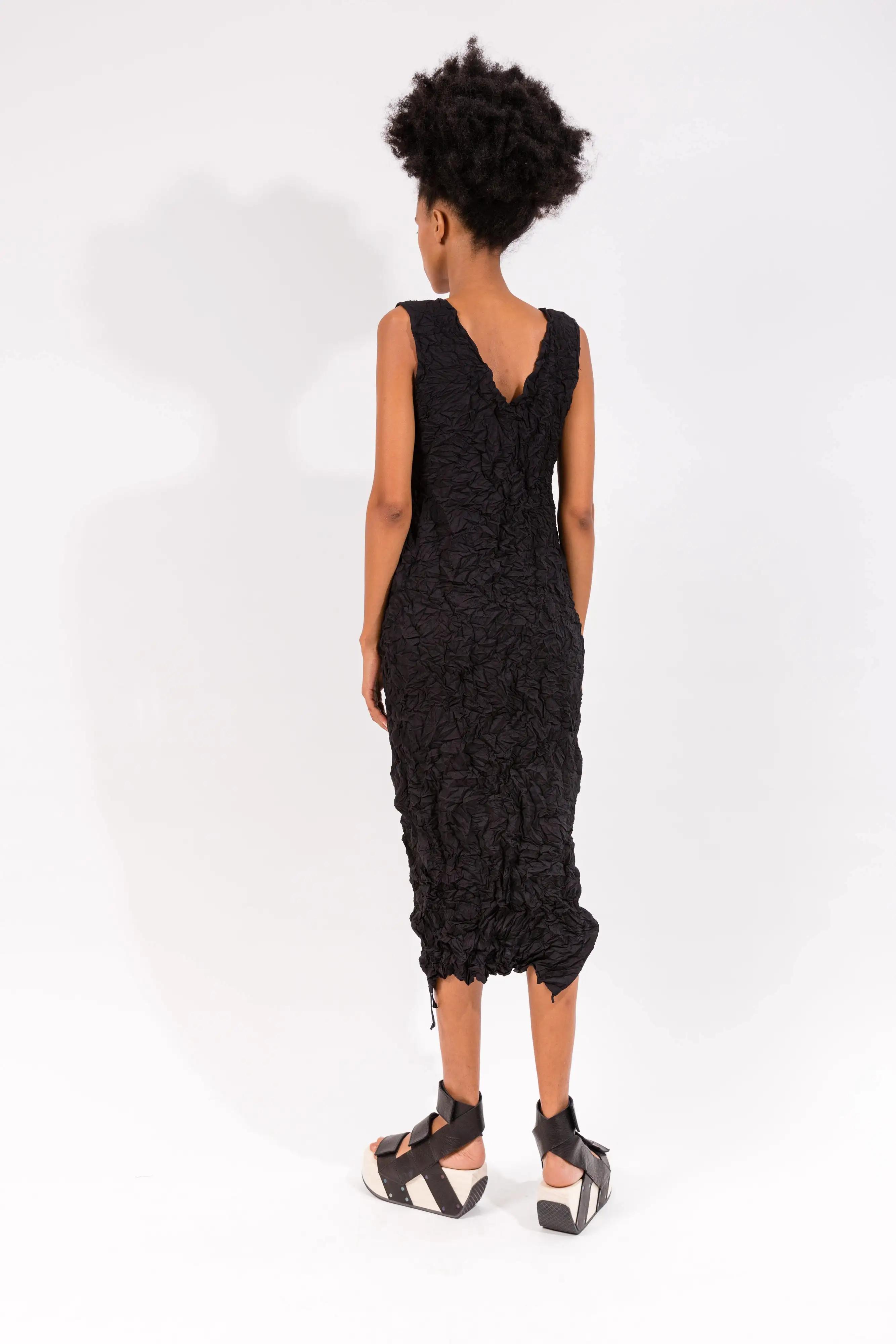 Moth Chrysalis Dress in Black