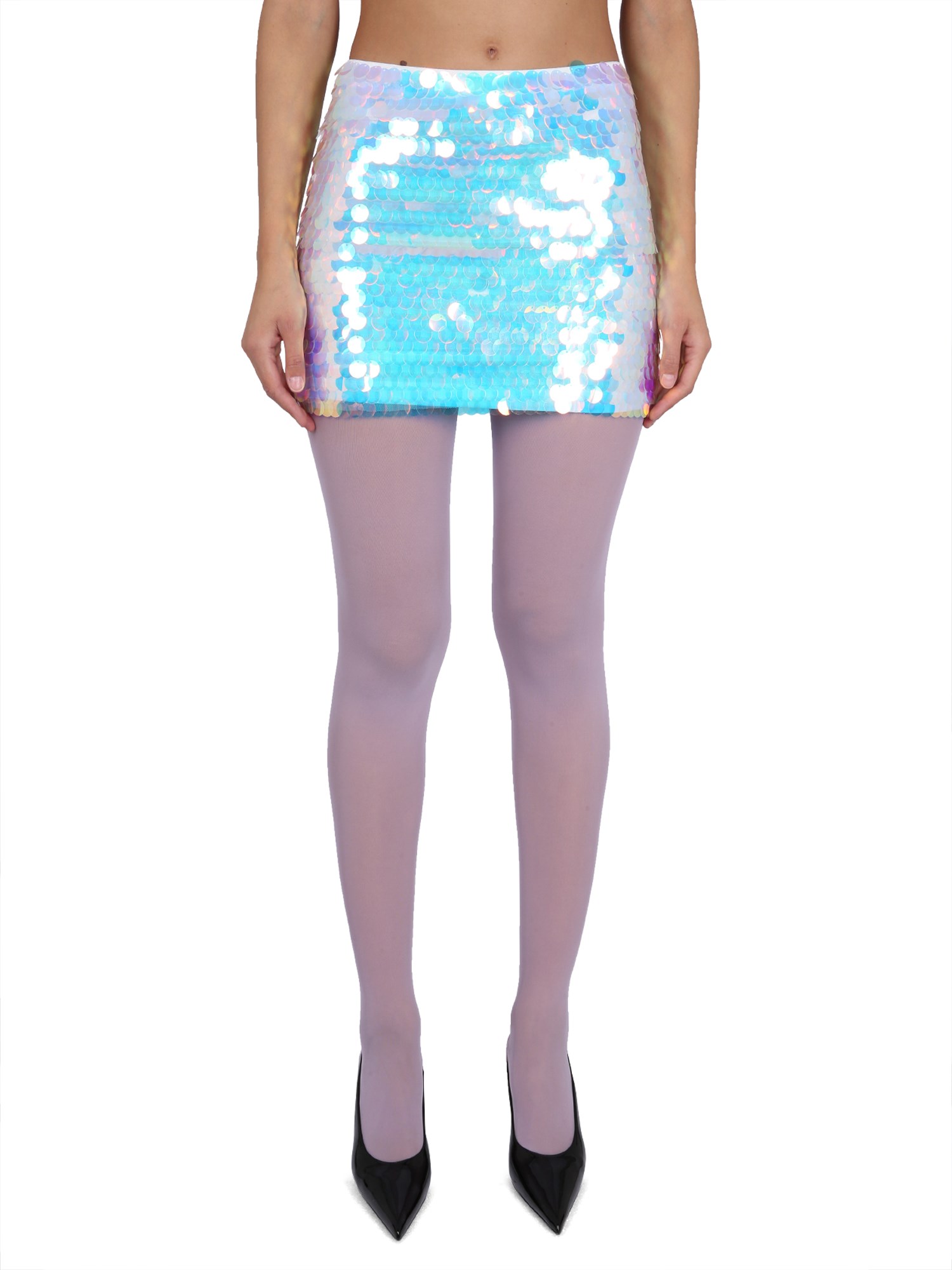 NINA RICCI    SEQUINED MINI SKIRT