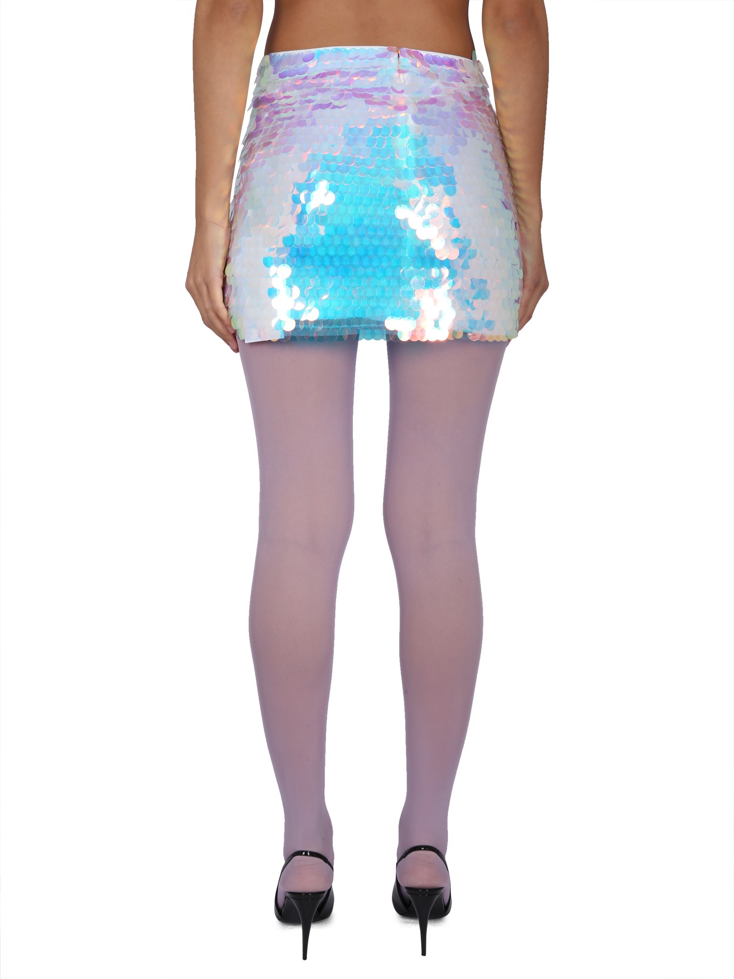 NINA RICCI    SEQUINED MINI SKIRT