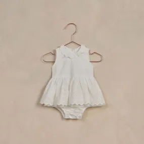 Noralee Georgia Romper - White