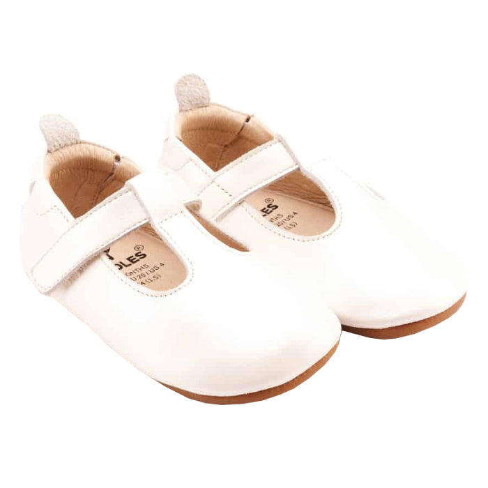 Old Soles Baby Omhe Bub Mary Jane Shoes Nacardo Blanco White