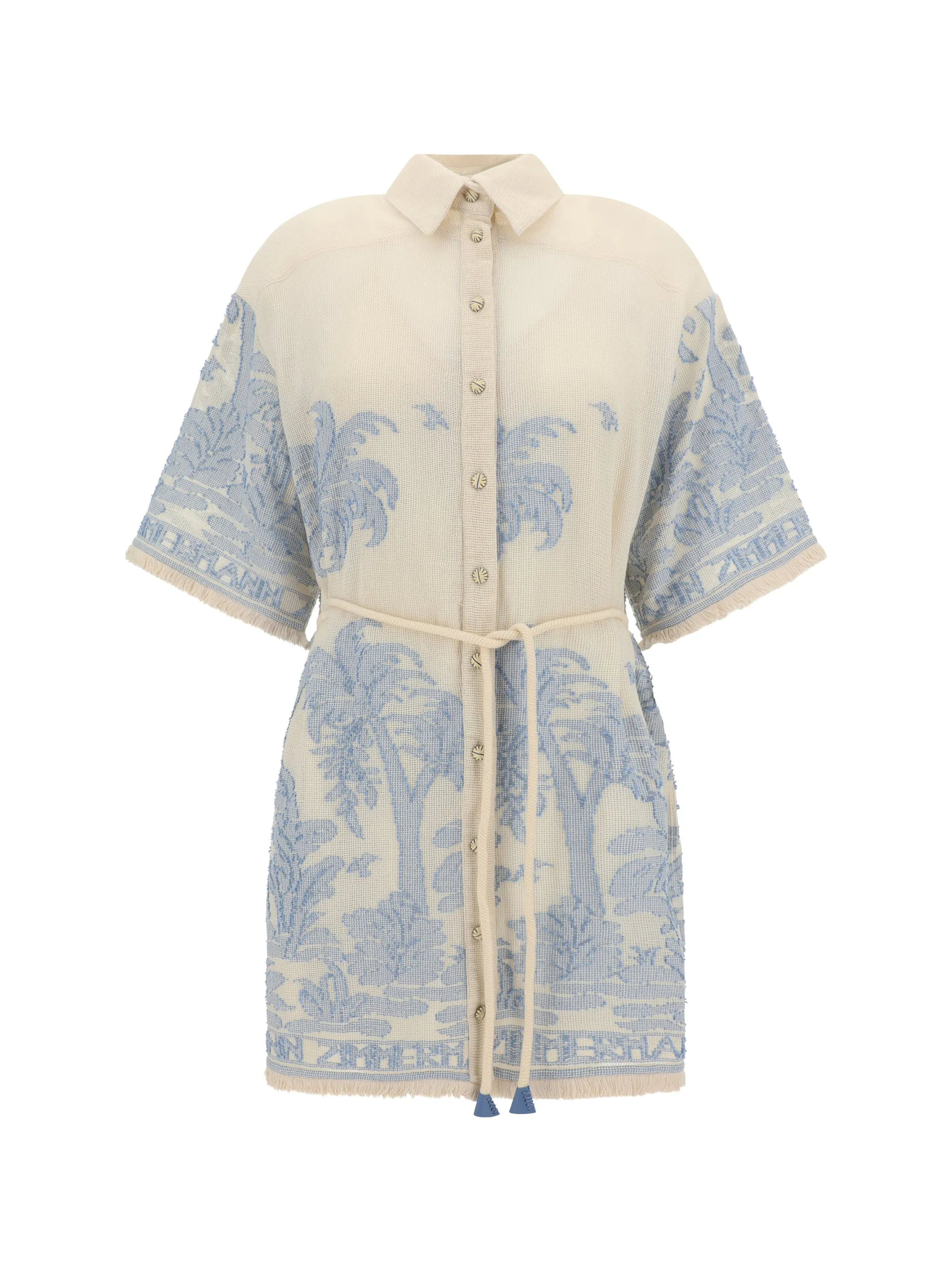 OTTIE PALM SHIRT DRESS